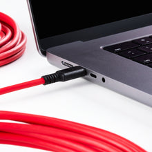 Load image into Gallery viewer, AREA51 Los Alamos XL (Illumination Series - 10gbps) - USB-C to Right Angle USB-C Tether Cable 9.5m / 31ft